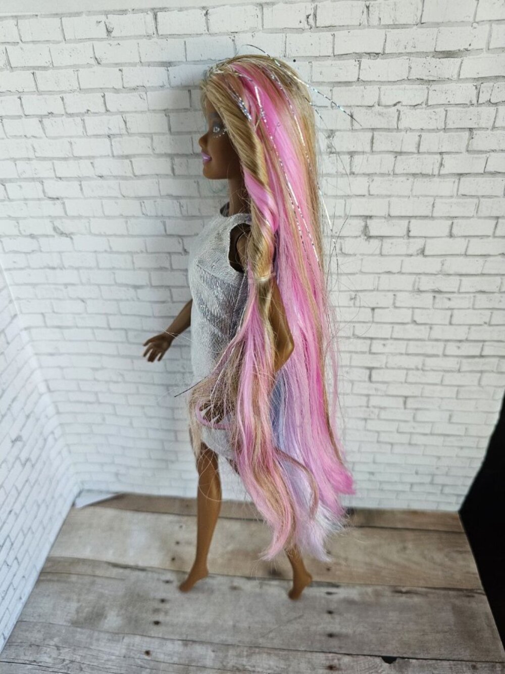 Mattel Barbie Summer Face Colorful Fantasy Hair AA Fashion Doll Iconic Cybercore - Picture 6 of 6